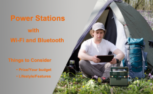 Portable power station with wifi